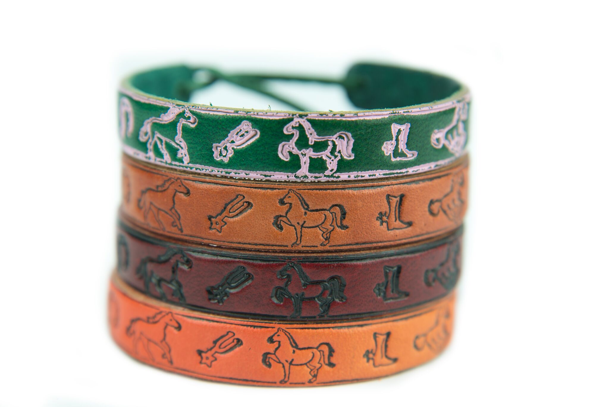 Armband-4 Lederarmband Pferde