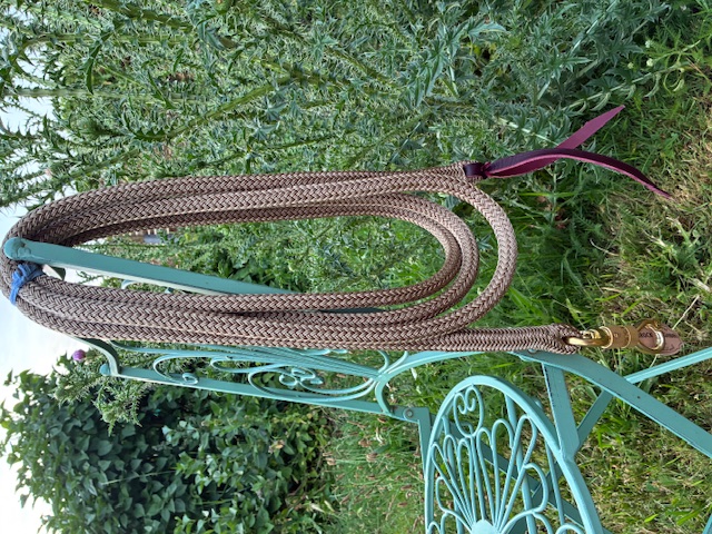 Bodenarbeitsseil / Lead Rope 3,7m / Dicke 13mm mit Drehkippkarabiner